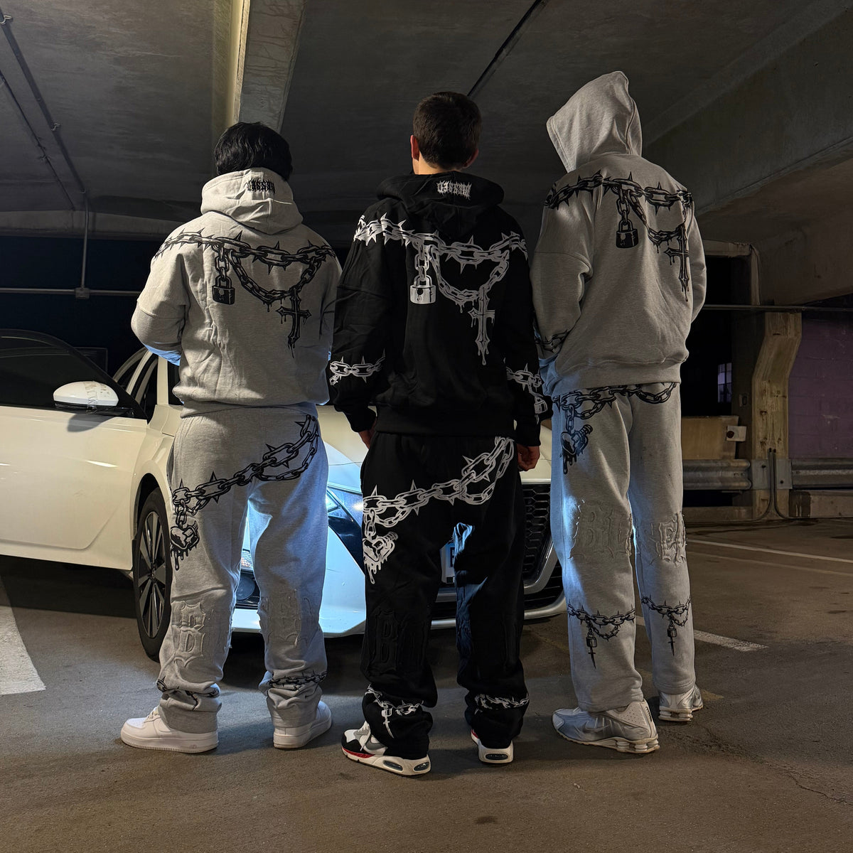 Oversized Heavyweight Cotton Hoodie & Pants Set