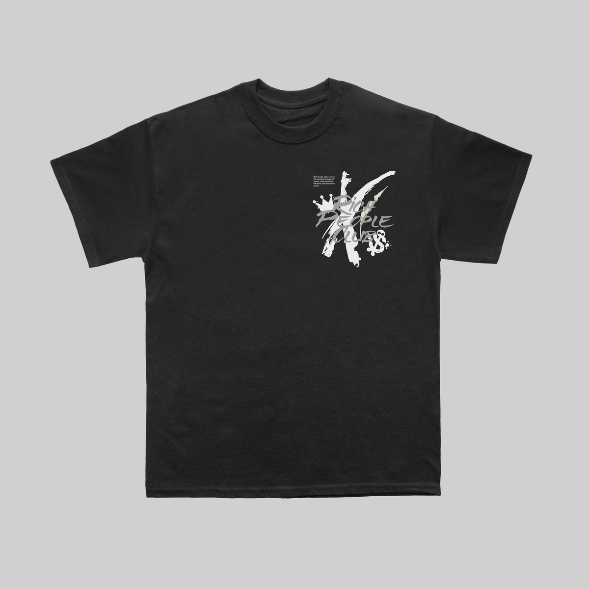 Rich People Club Oversized Heavyweight Cotton Tee