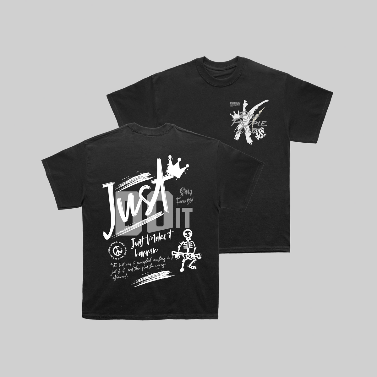 Rich People Club Oversized Heavyweight Cotton Tee